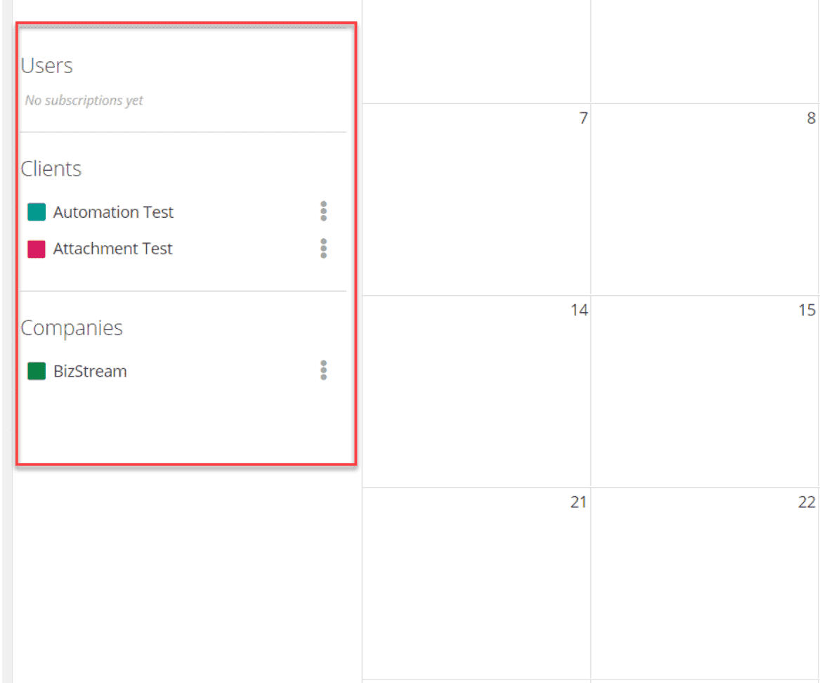 Calendar Application Basics - YouthCenter Docs