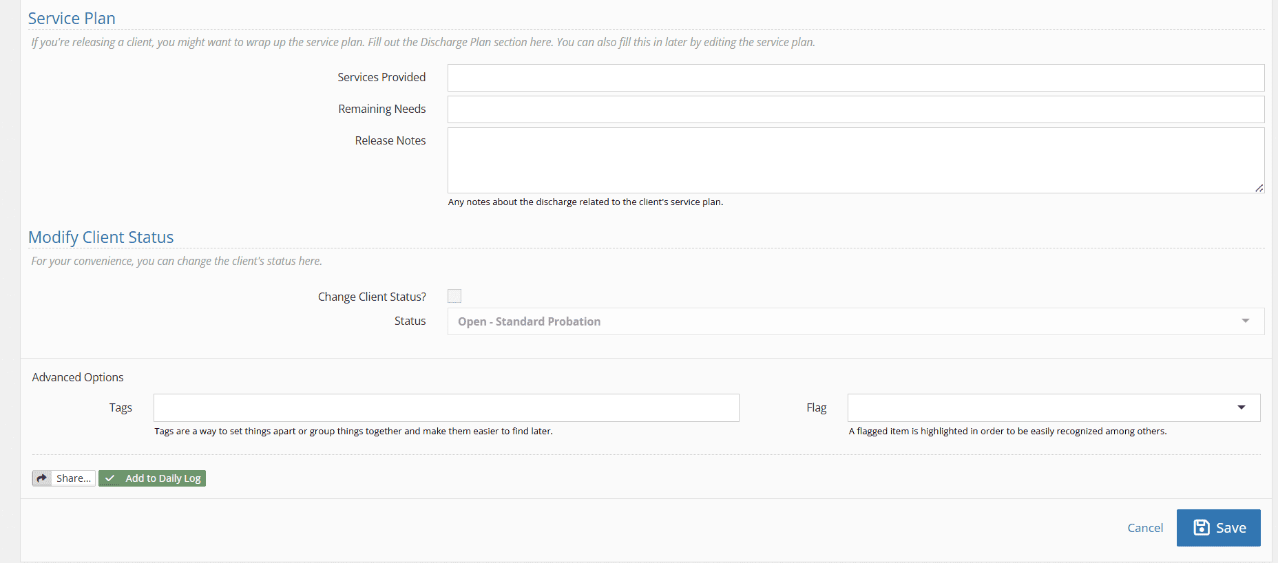 Release Field Descriptions Part 2:
