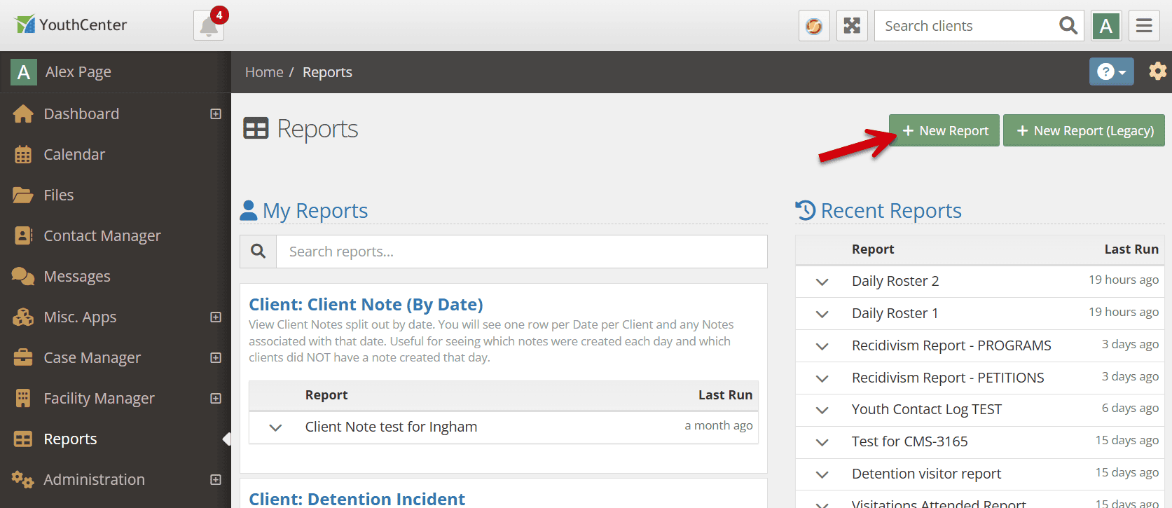 Reports 2.0 - YouthCenter Docs
