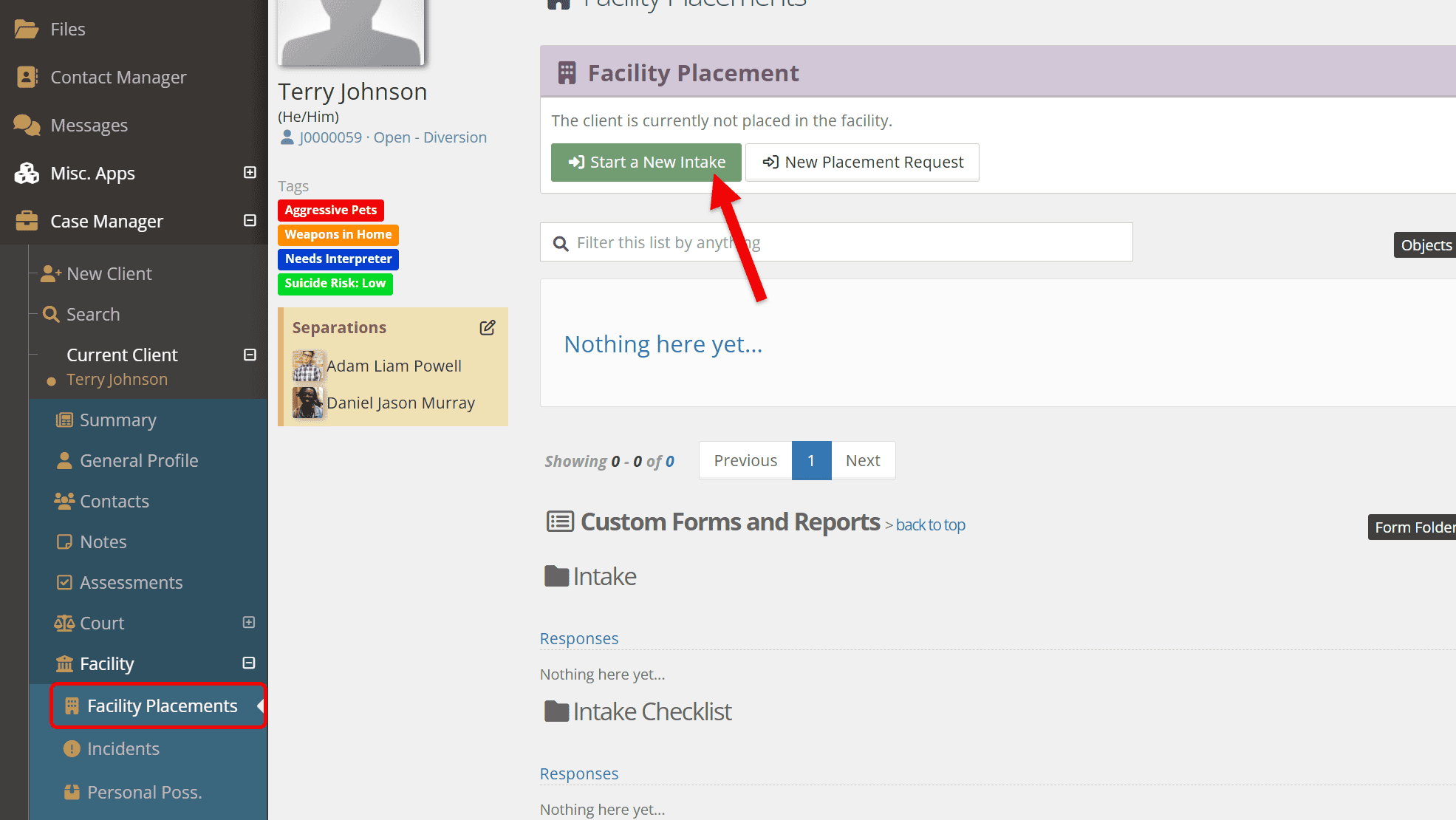 Behavioral Management Points System (Facility/Residential ...